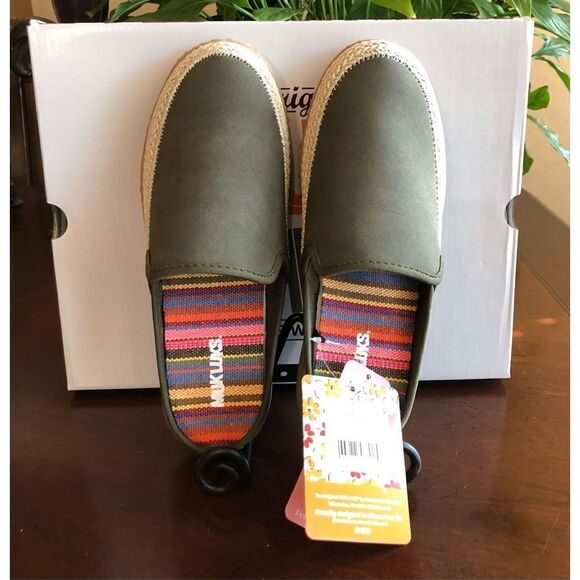 MUK LUKS - 🎉HP🎉 L Sz 6.5 Green Street Kings Highway Faux Leather Clogs. NWTIB! - Picture 10 of 16